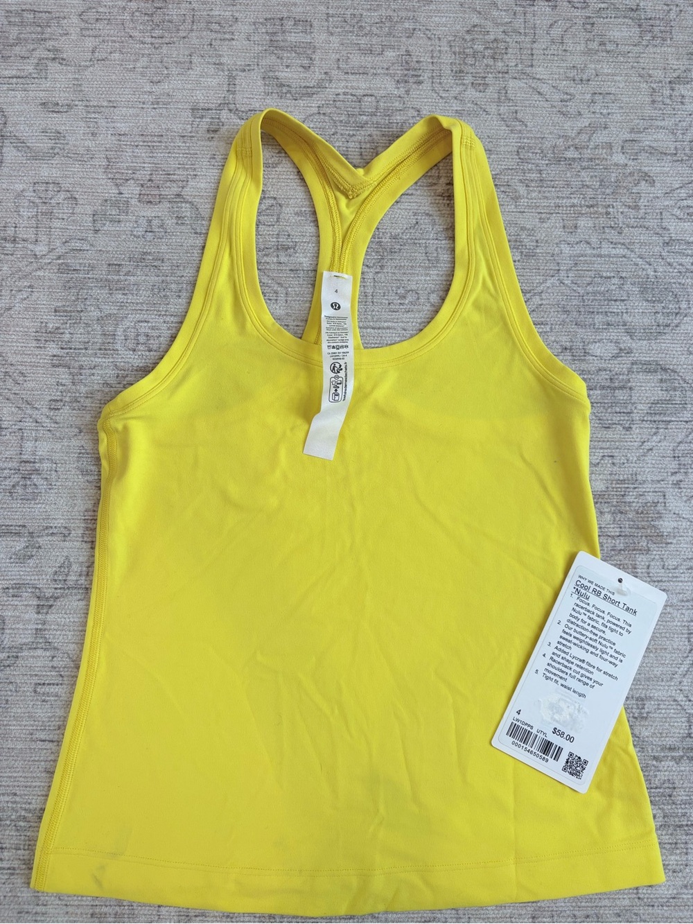 lululemon athletica Cool RB Short Tank Nulu